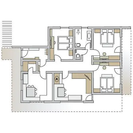 Auszeit, Apartmán Tux